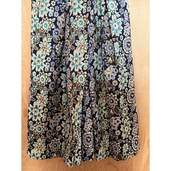 ZAC Zac Posen Pepper Jumpsuit Size 8 Blue Aqua Floral Sleeveless Made USA NWT - Picture 11 of 16